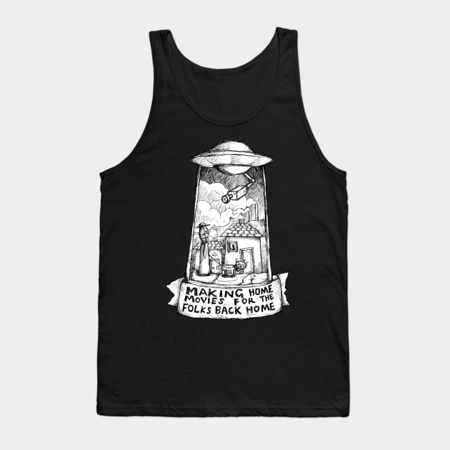 Subterranean Homesick Alien - Radiohead Illustrated lyrics. Tank Top by bangart